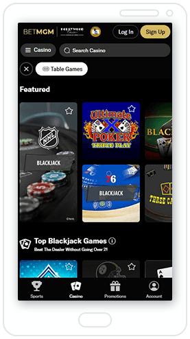 BetMGM Table Games
