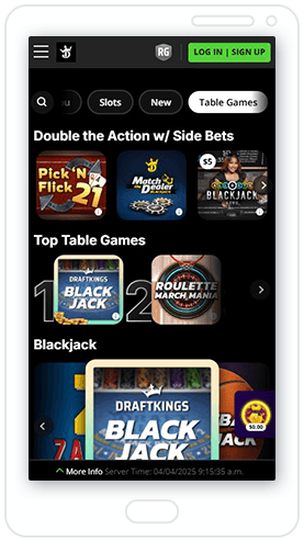 DraftKings Table Games